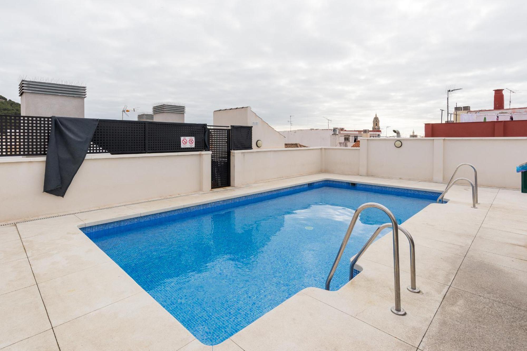 Historic Centre + Rooftop + Parking Malaga Luaran gambar